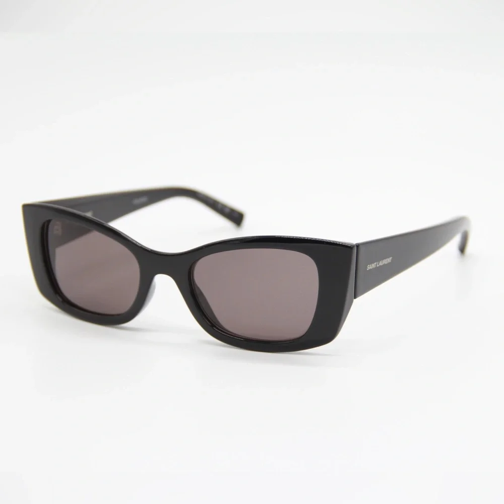 NEW SAINT LAURENT SL593 001 WOMEN BLACK BROWN SUNGLASSES SL 593 - Picture 2 of 11